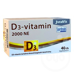 Jutavit d3 vitamin 2000 NE lágykapszula 40 db