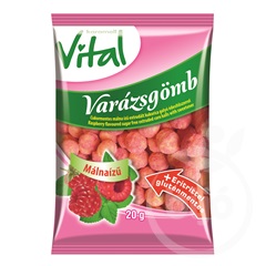 K. Vital varázsgömb cukormentes extrudált kukoricagolyó málna ízű 20 g