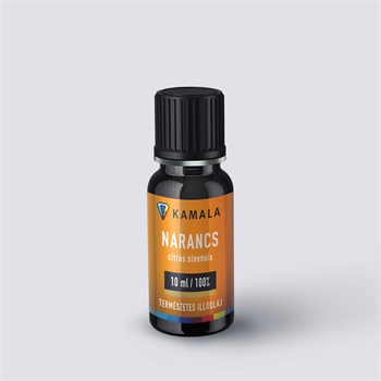 Kamala 100% tisztaságú illóolaj narancs 10 ml