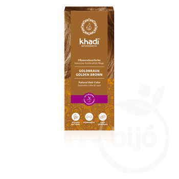 Khadi bio hajfesték por aranybarna 100 g