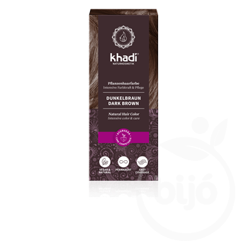 Khadi bio hajfesték por sötétbarna 100 g