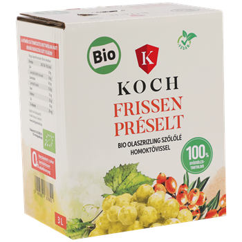 Koch bio frissen préselt fehér szőlőlé homoktövissel 3000 ml