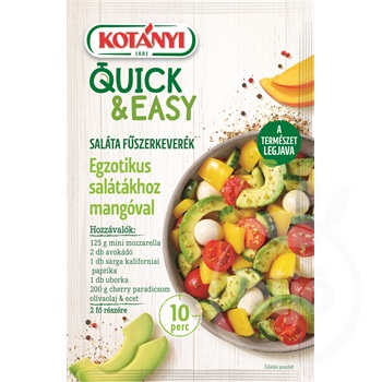 Kotányi quick&easy fűszerkeverék egzotikus salátákhoz mangóval 20 g