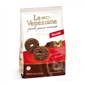 Le Veneziane keksz mogyorós és kakaós 250 g