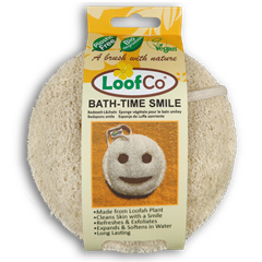 Loofco luffa szivacs smile alakú fürdéshez 1 db