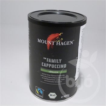 Mount Hagen bio cappucino családi kiszerelés 400 g