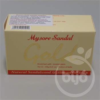 Mysore szappan szantál gold 125 g