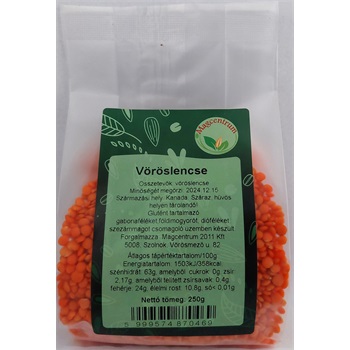 Magcentrum vöröslencse egész 250 g