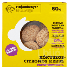 Majomkenyér kókuszos-citrusos keksz 50 g