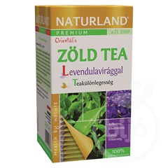 Naturland prémium zöld tea levendulavirággal 30 g