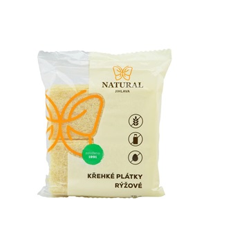 Natural extrudált rizs szeletek 75 g