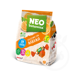 Neo Botanica stevia zselécukorka cukormentes, gluténmentes narancs ízű 72 g