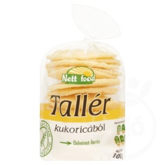 Nett Food kukorica tallér gluténmentes 100 g