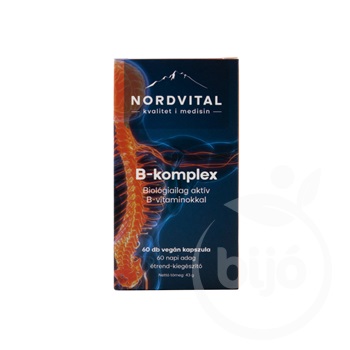 Nordvital b-komplex vegán kapszula 60 db