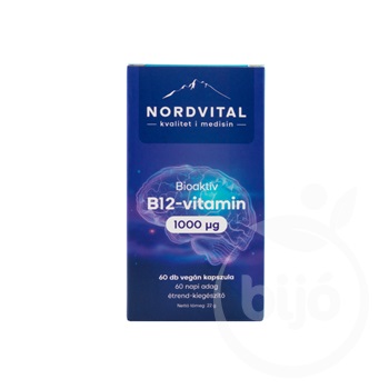 Nordvital b12-vitamin 1000mcg vegán kapszula 60 db