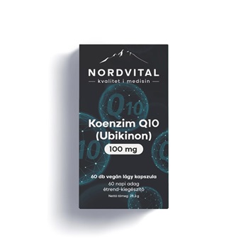 Nordvital koenzim q10 (ubikinon) kapszula 60 db