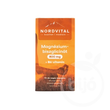 Nordvital magnézium-biszglicinát kapszula 90 db