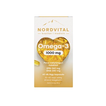 Nordvital omega-3 haolaj kapszula 60 db