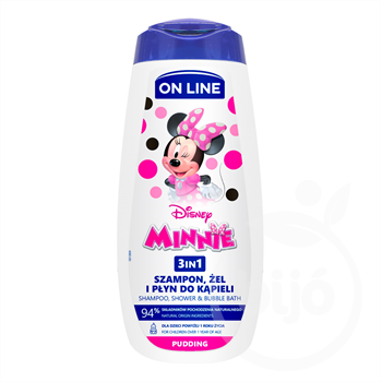 On Line tusfürdő és sampon 3in1 minnie 400 ml