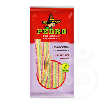 Pedro rainbow belt gumicukor vegán 80 g