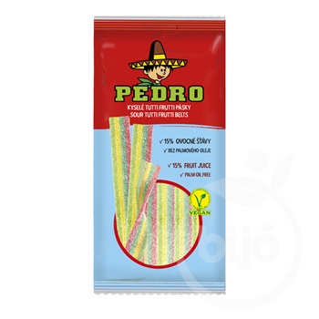 Pedro tutti frutti belt gumicukor vegán 80 g