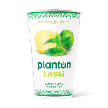 Planton lassi kókuszos vegangurt ital citrom-lime-zöld tea 200 g