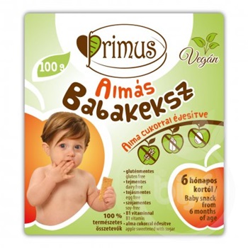 Primus vegán babakeksz almás 100 g