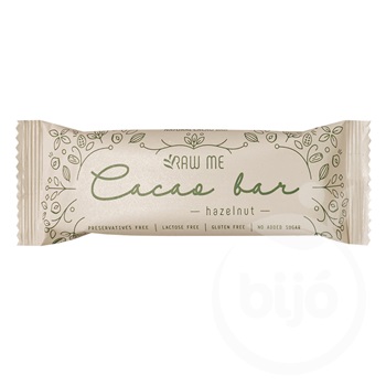 Raw Me cocoa bar törökmogyorós szelet 40 g