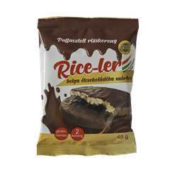 Rice-ler puffasztott rizskorong étcsokoládéba mártva 45 g