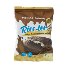 Rice-ler puffasztott rizskorong tejcsokoládéba mártva 45 g