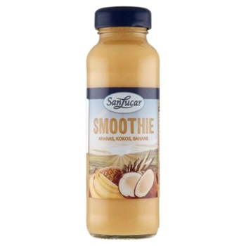 San Lucar 100% ananász-kókusz-banán smoothie 250 ml