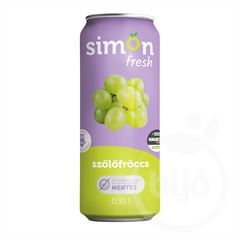 Simon gyümölcs fresh szőlőfröccs szénsavas üditőital 330 ml