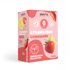 Simon gyümölcs zero lemonade strawberry 3000 ml