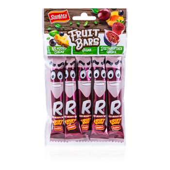 Sunvita fruit bars piros bogyós 5 db 75 g