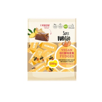 Super fudgio bio vegán karamella gyömbéres 100 g