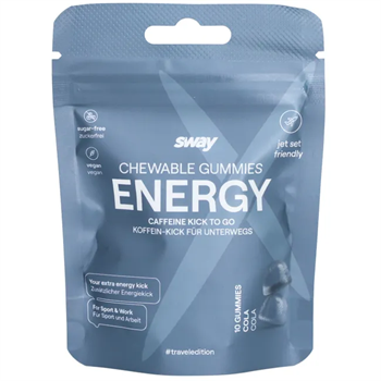 Sway ultimate instant energy traveledition gumivitamin 10 db