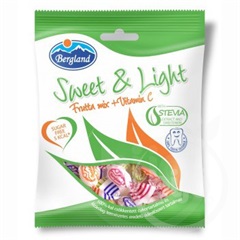 Sweet&light frutta mix+vitamin c cukormentes cukorka 60 g