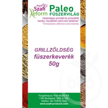 Szafi Reform paleo grillzöldség fűszerkeverék 50 g