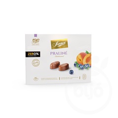 Szerencsi zero praliné áfonya és sárgabarack töltött maltitos tejcsokoládé 105 g