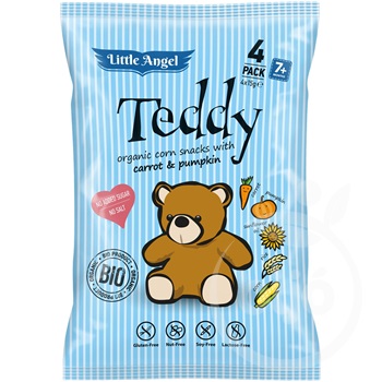 Teddy bio kukoricás snack 4x15g 60 g