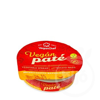 Veganchef paté zöldségkrém paradicsomos-bazsalikomos 110 g