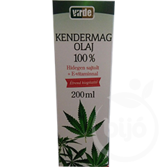 Virde kendermagolaj e-vitaminnal 100% 200 ml