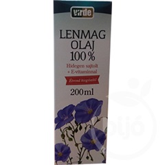 Virde lenmagolaj e-vitaminnal 100% 200 ml