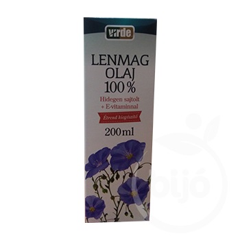 Virde lenmagolaj e-vitaminnal 100% 200 ml