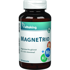 Vitaking magne trio mg+k2+d3-vitamin kapszula 90 db