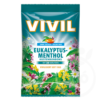 Vivil cukormentes mentolos eukaliptuszos torokcukor 60g