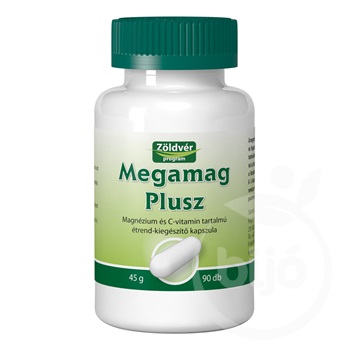 Zöldvér megamag plusz mg+c vitamin kapszula 90 db